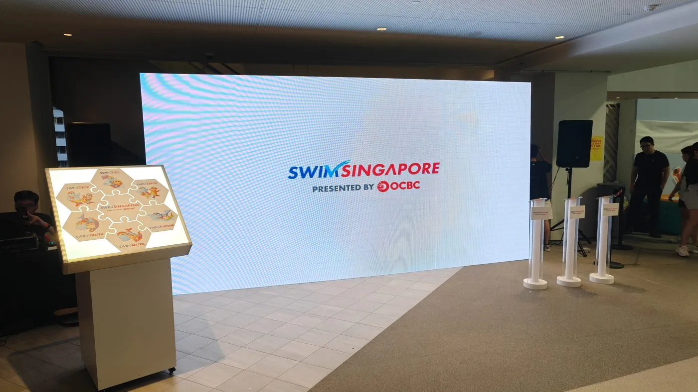 An LED wall stage at a roadshow